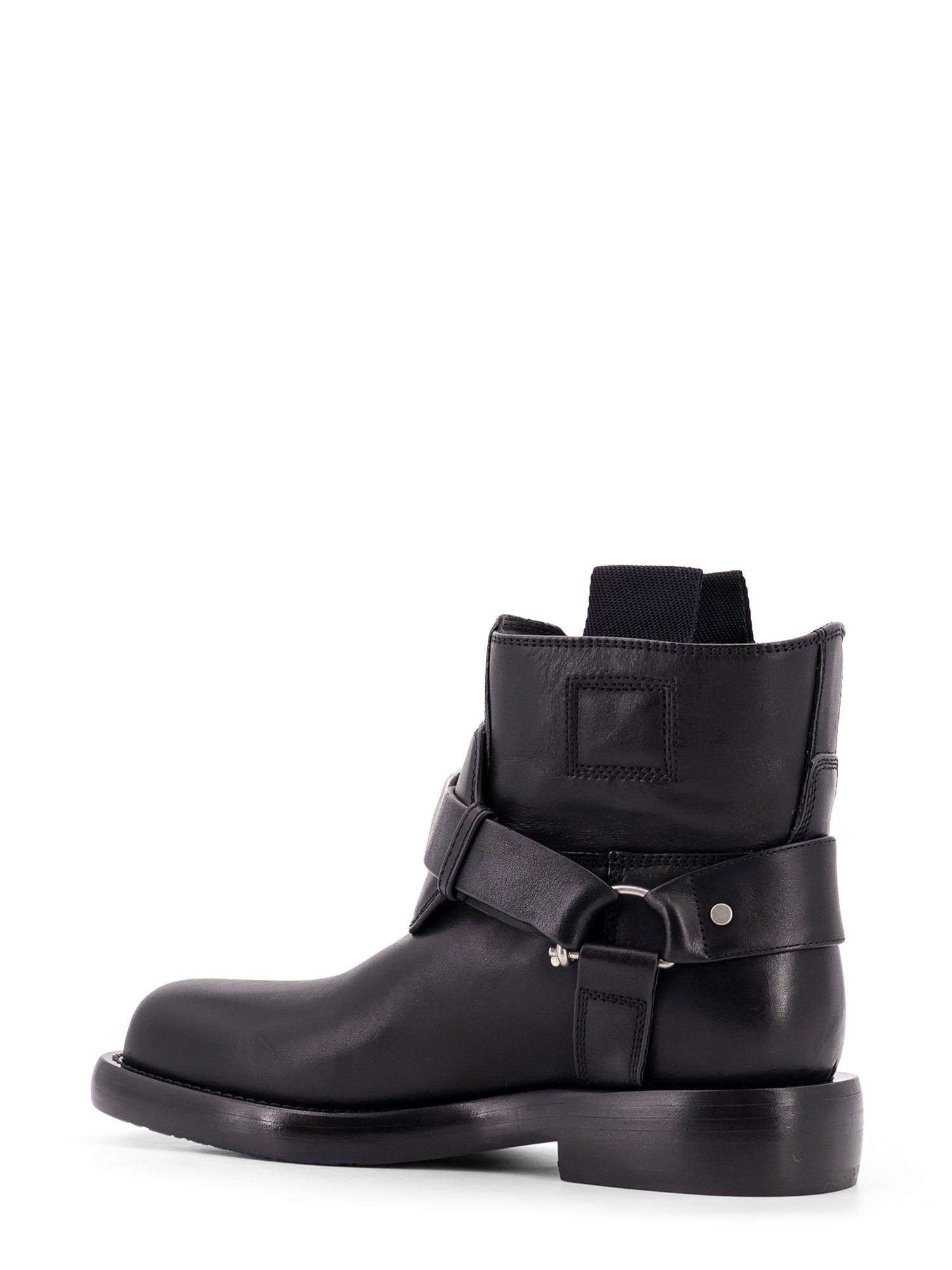 Burberry Boots Black Pelle Poliestere