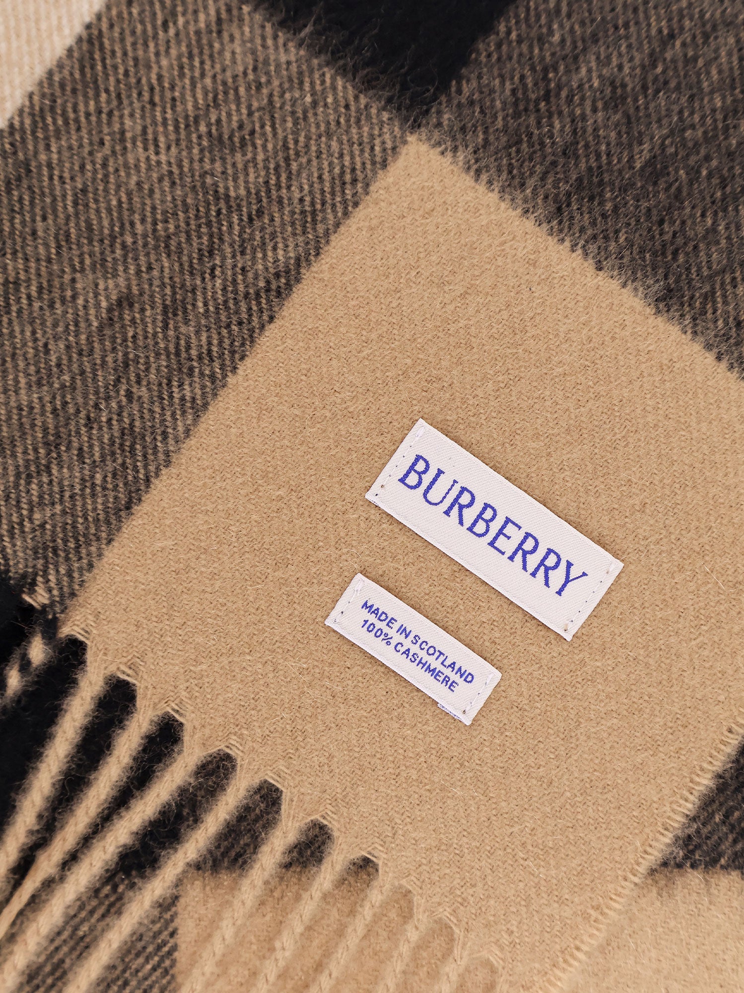 Burberry Scarfs Beige Cashmere