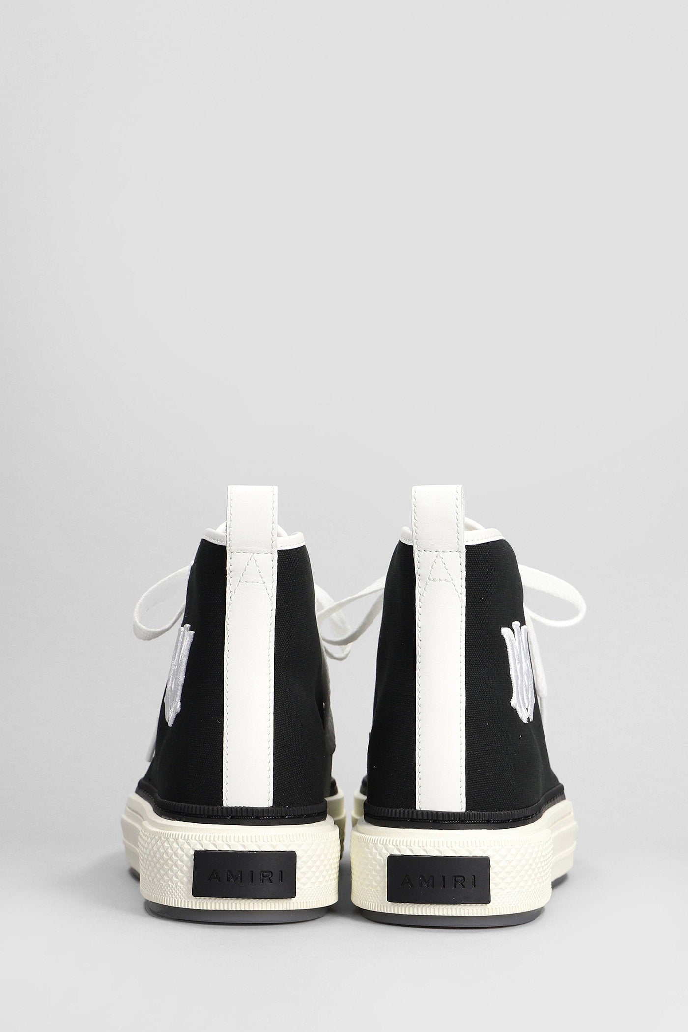Ma court hi Sneakers in black canvas Scarpe