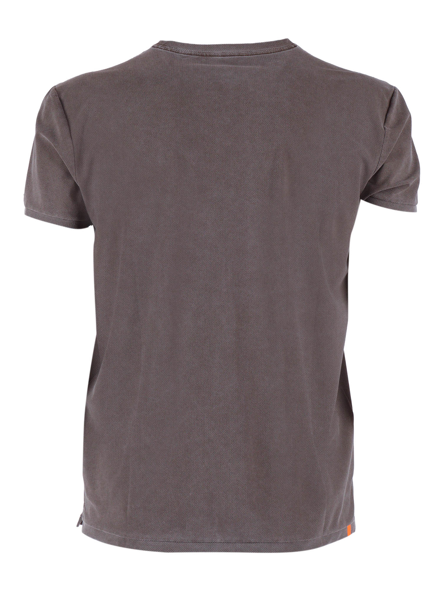 techno wash piqu� shirty Brown Polyamide Elastane Shirt