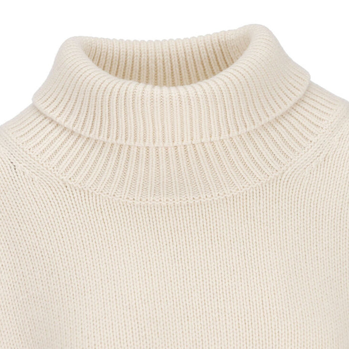 Chloé Cashmere Turtleneck Sweater White