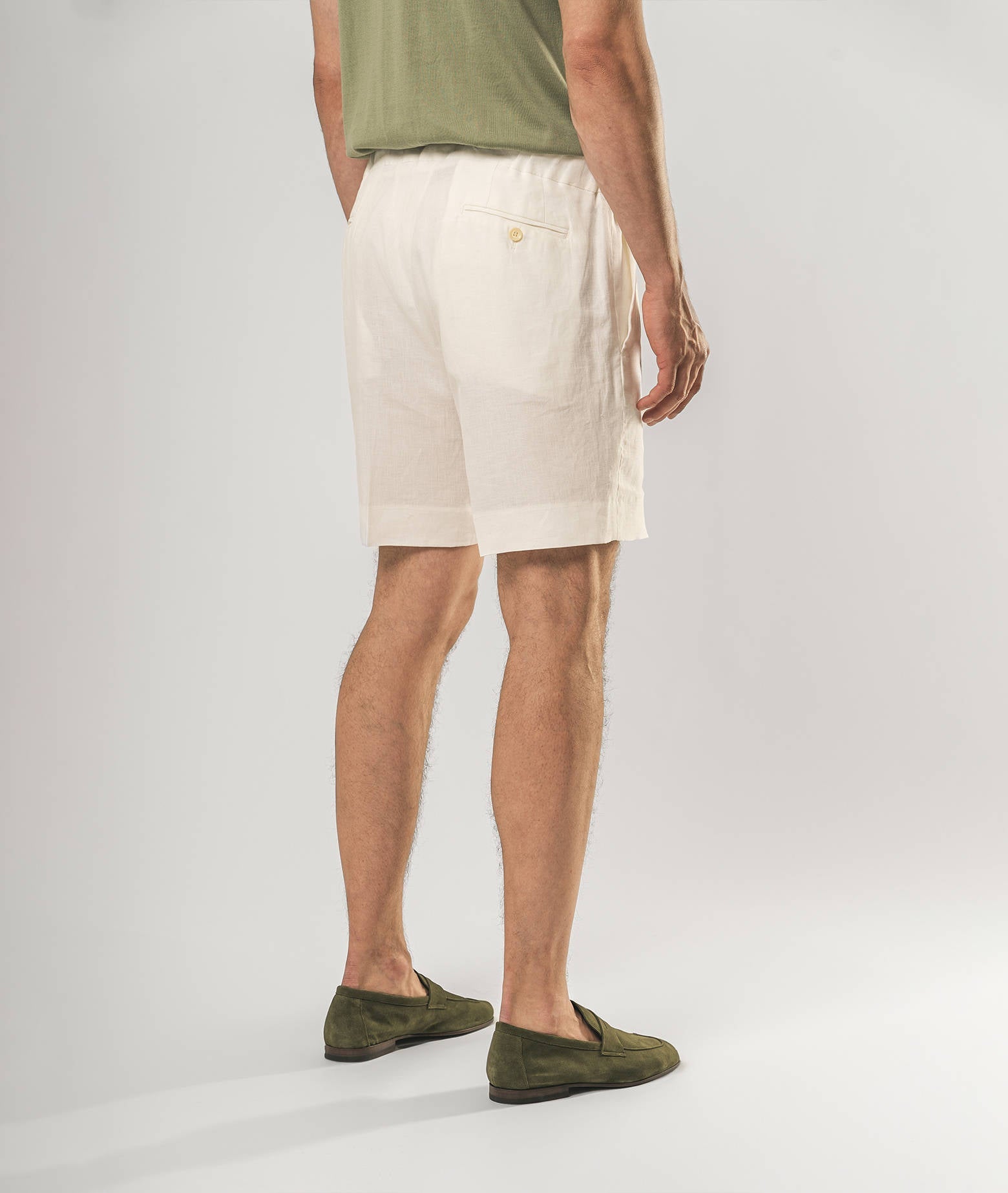 Linen Shorts Antibes Beige
