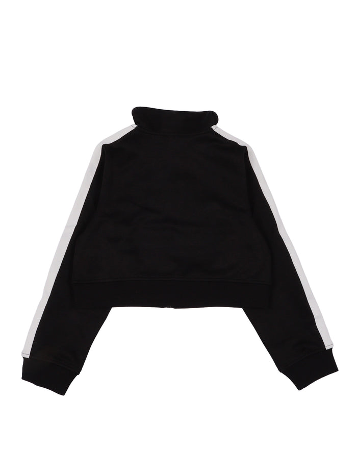JERSEY CARDIGAN Black Cotton Elastane