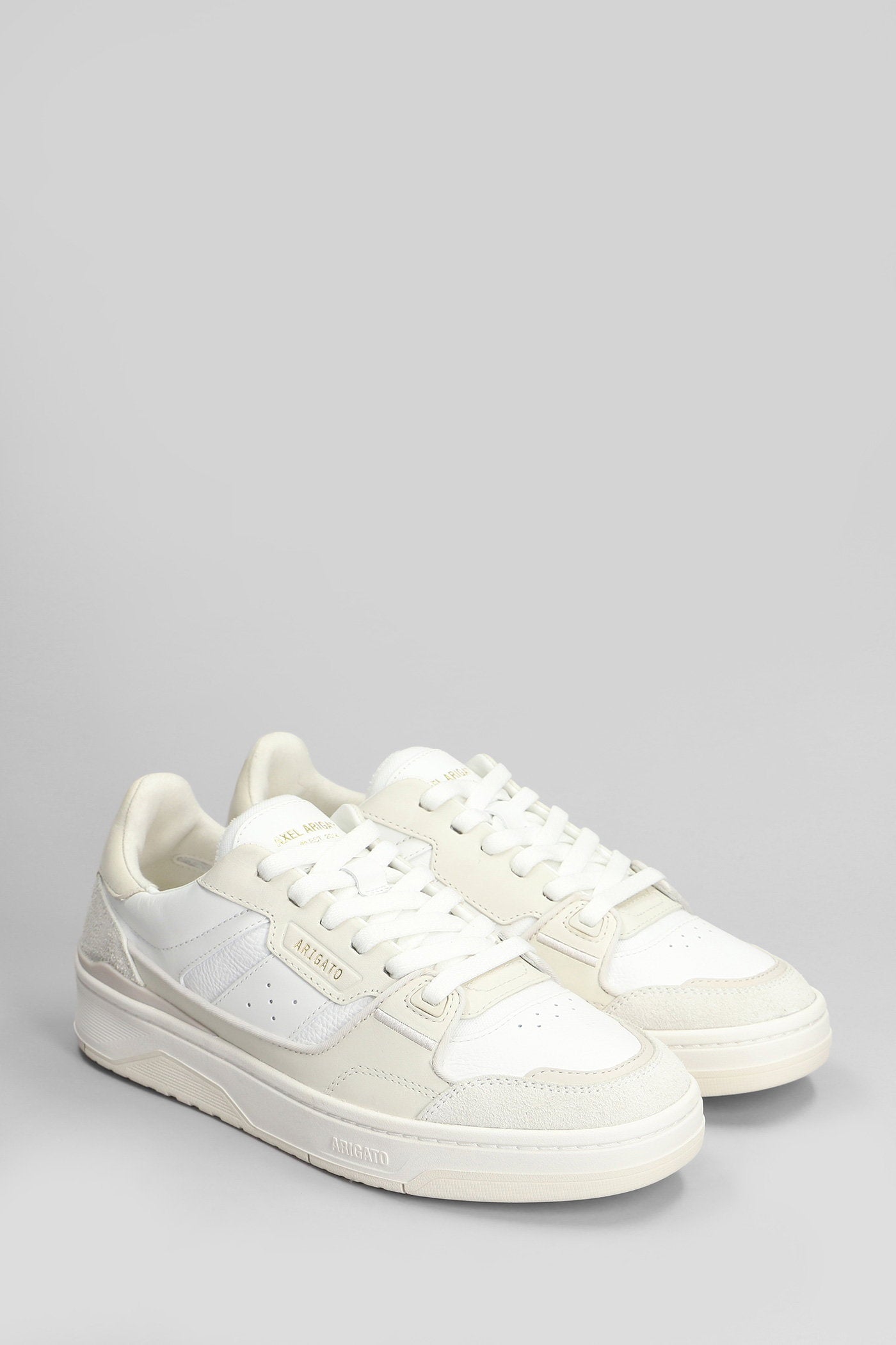 Clay Sneakers in white leather Scarpe
