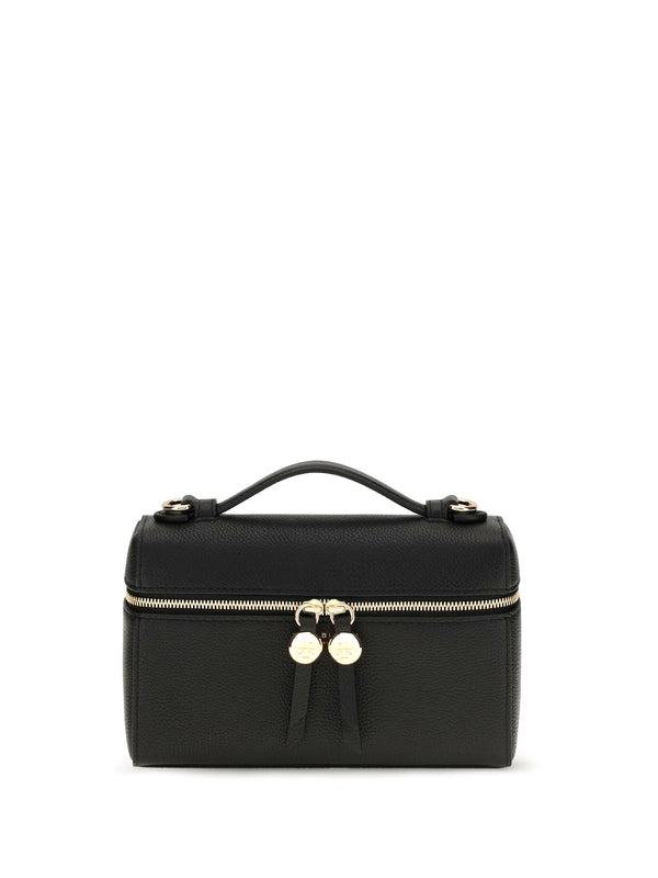 Romy Slim Top Handle Bag Black Calf Leather Bos Taurus Shoulder