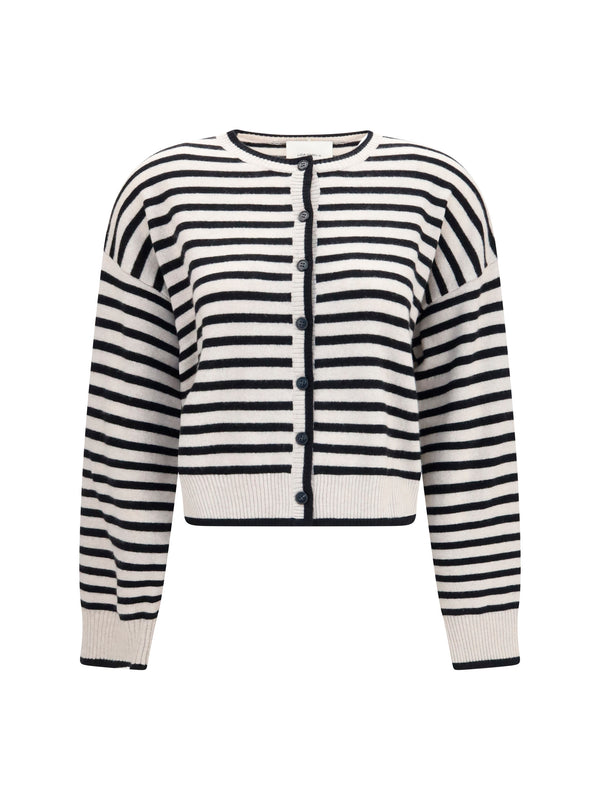 Lisa Yang 100% Kashmir/Capra Hircus cardigan in multicolor