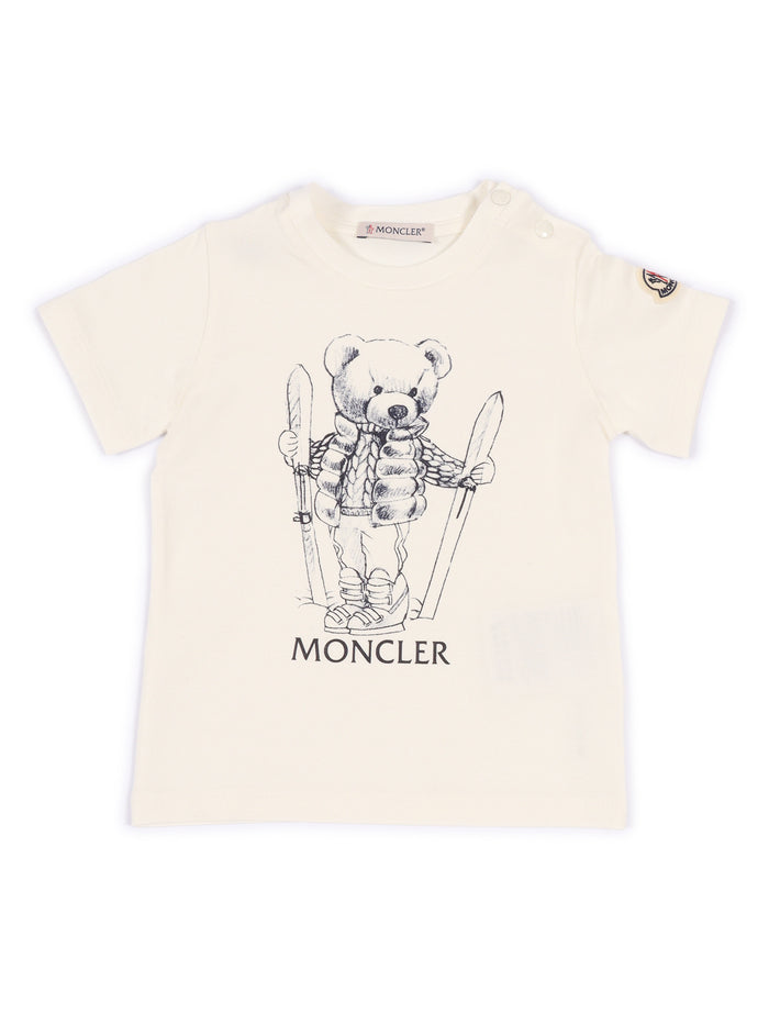 Ss T-Shirt Beige Elastane Cotton Short Sleeves