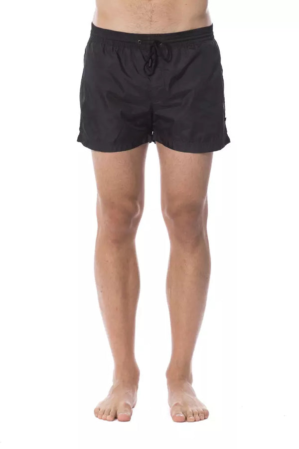 Roberto Cavalli Sport Polyester swim shorts in black