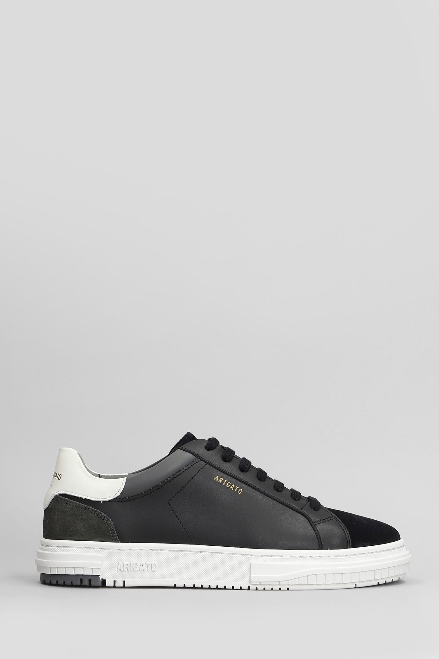 Atlas Sneaker in black suede and leather Scarpe