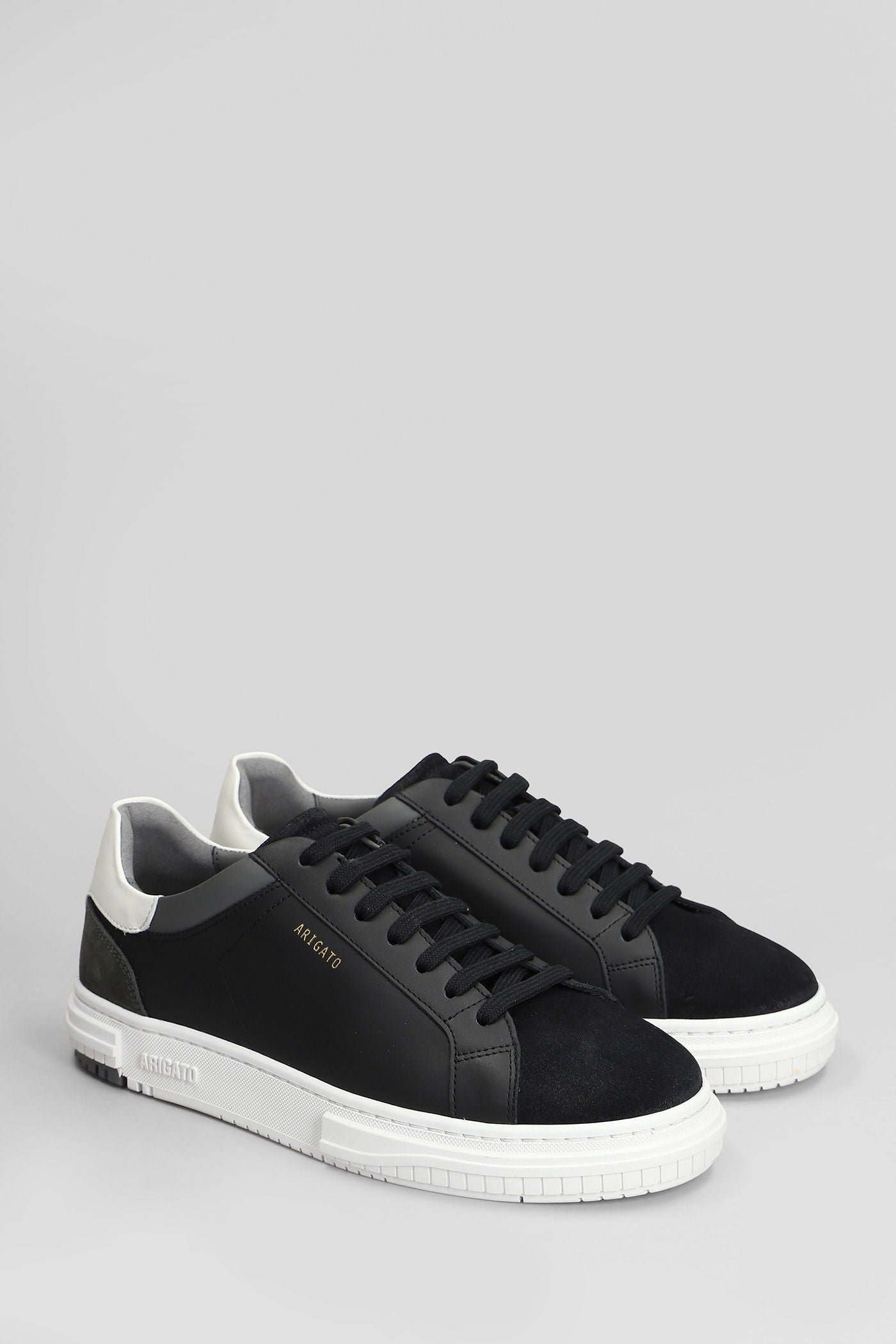 Atlas Sneaker in black suede and leather Scarpe