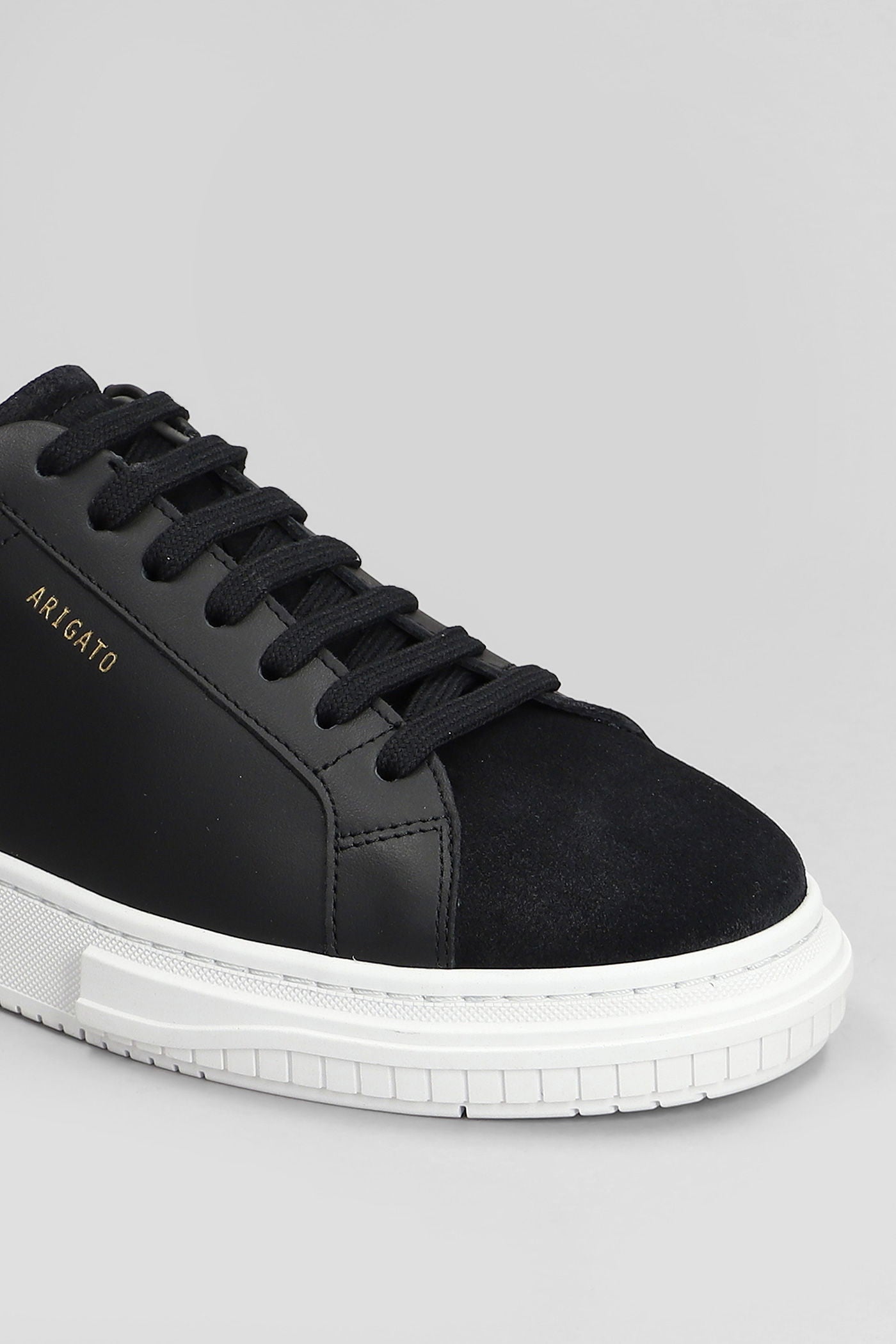 Atlas Sneaker in black suede and leather Scarpe
