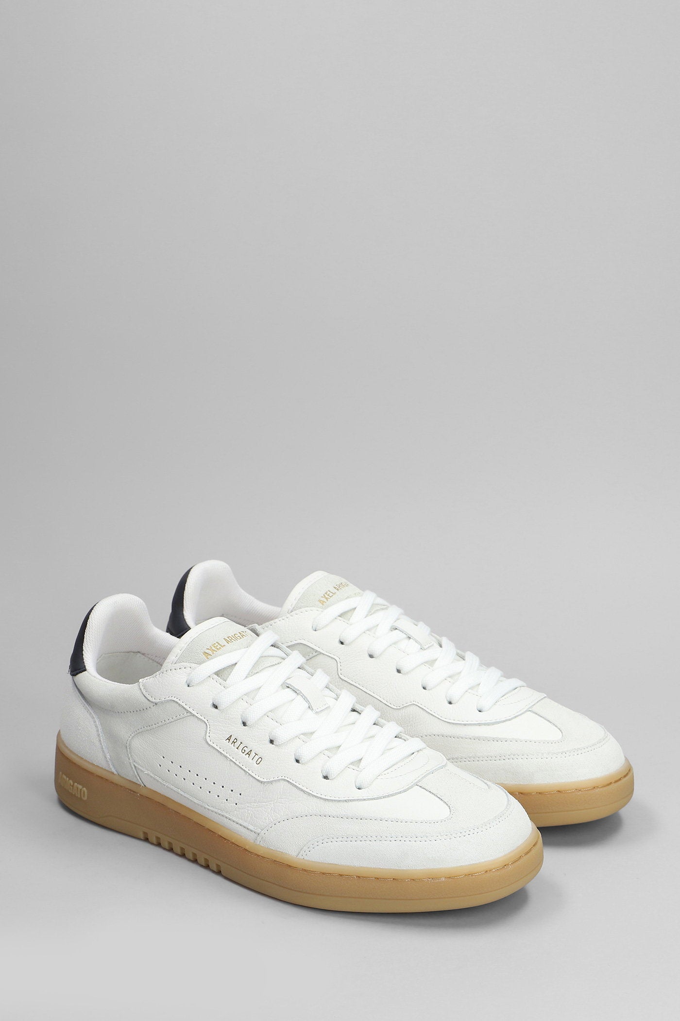 Dice T-Toe Sneakers in white suede and leather Scarpe
