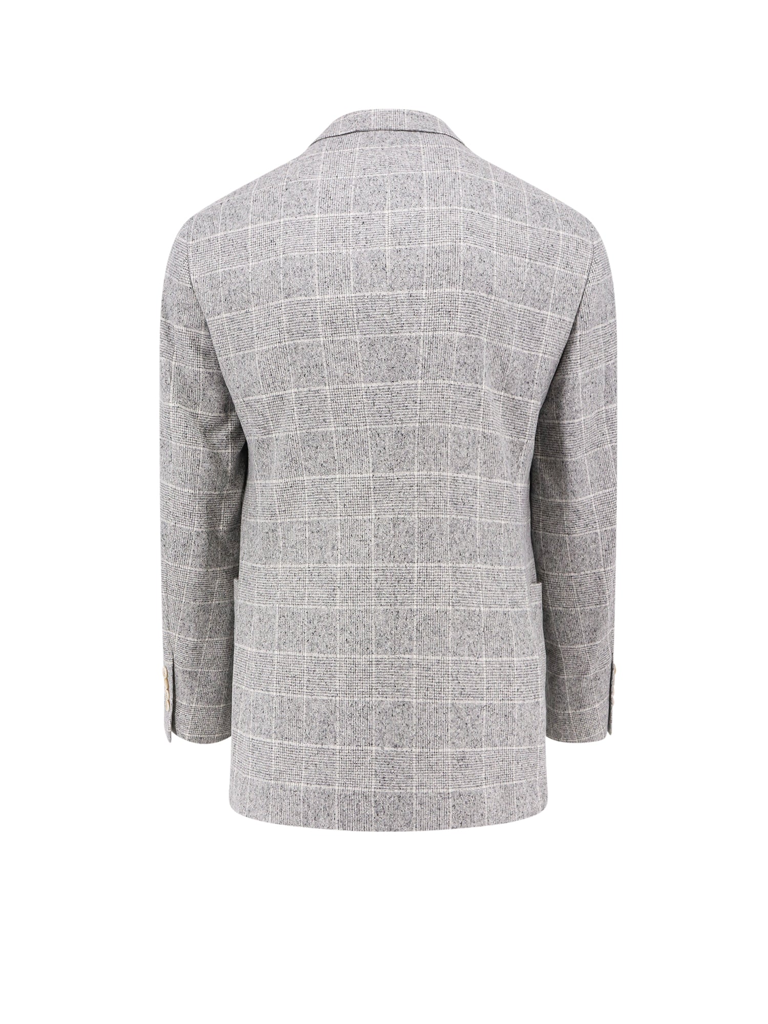Brunello Cucinelli Clothing Grey Seta Lana Cashmere