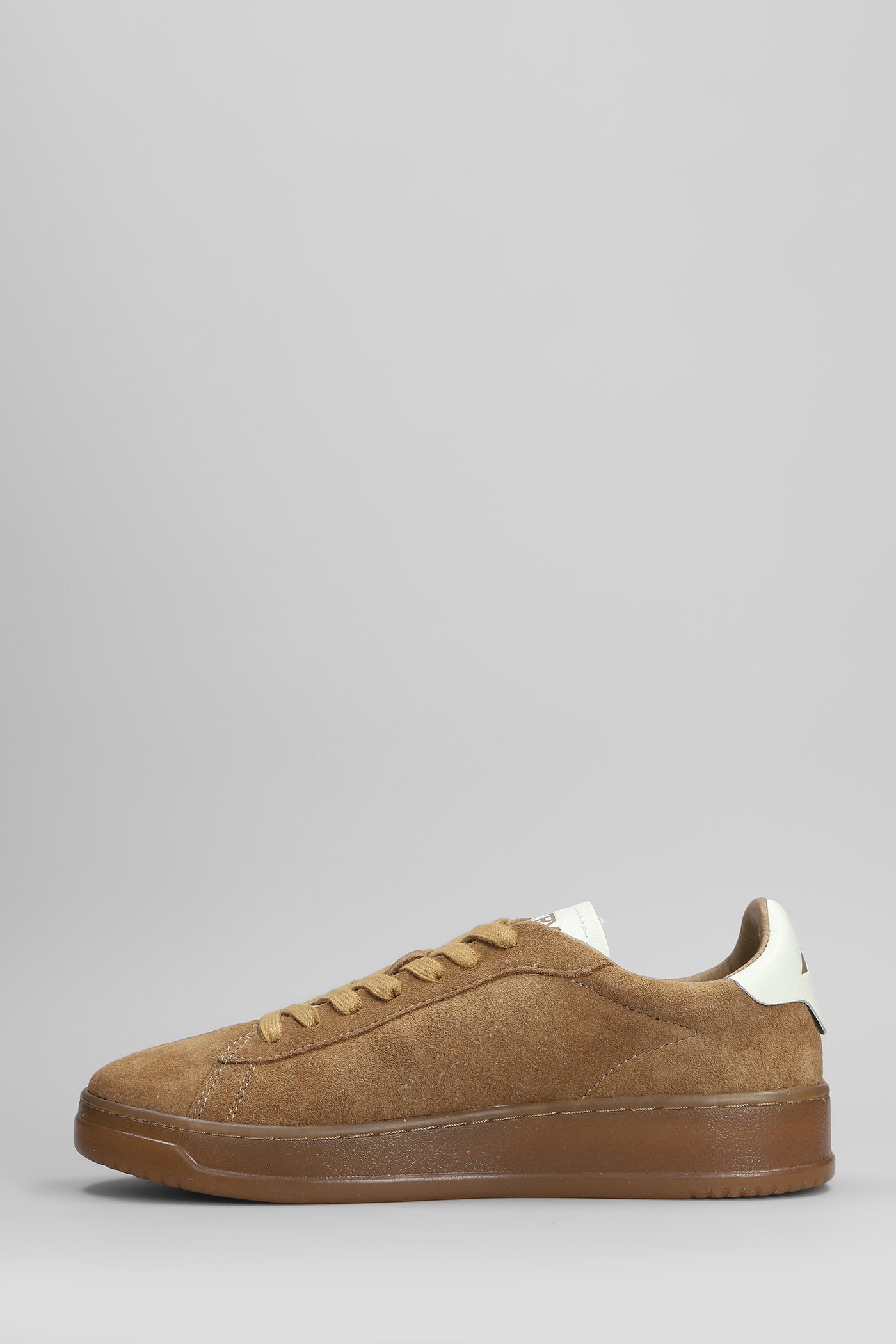 Dallas Low Sneakers in Camel suede Scarpe