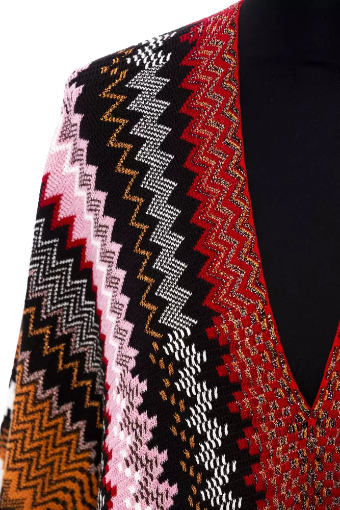 Missoni 42% Wool poncho in multicolor — view 2