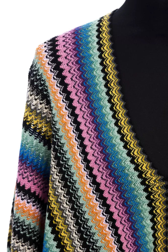 Missoni Wool poncho in multicolor — view 2