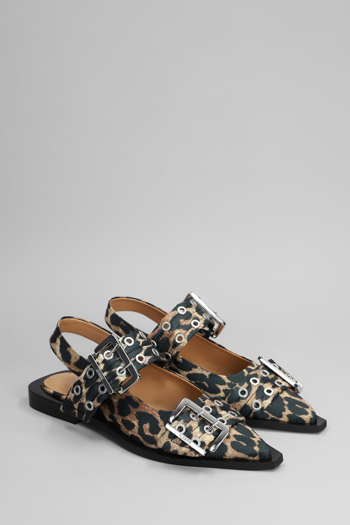 Ballet flats in Animalier polyester Scarpe