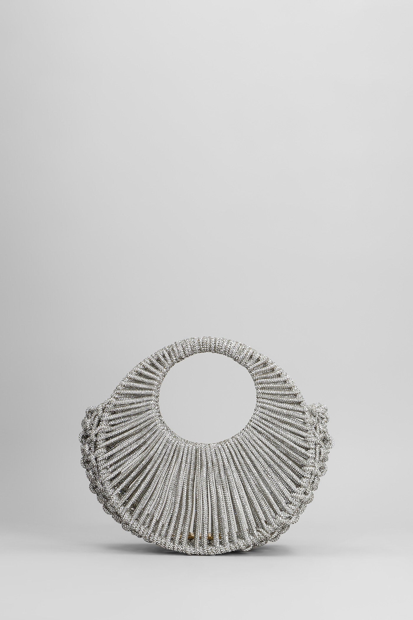 Jaya Hand bag in silver Resin Borse