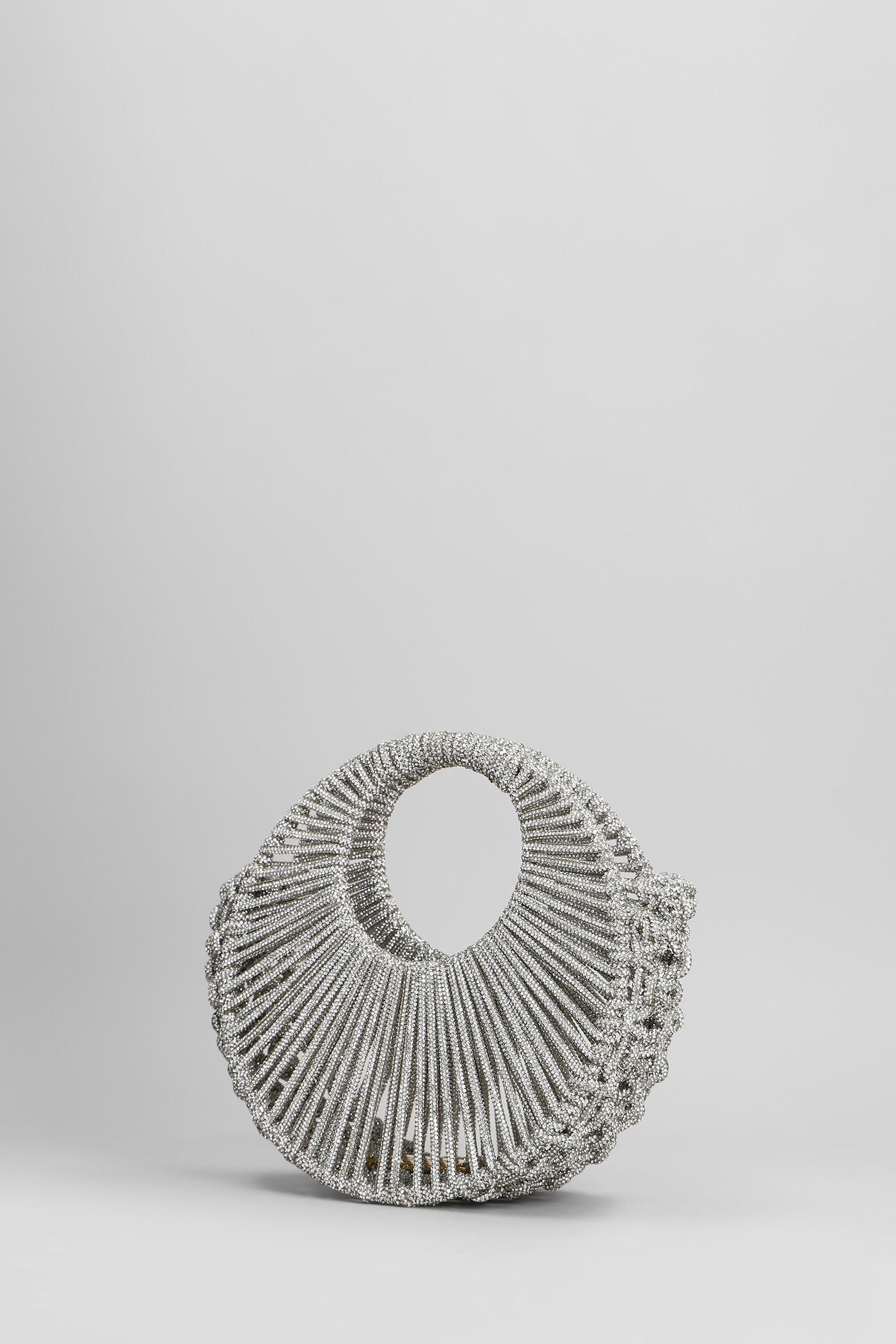 Jaya Hand bag in silver Resin Borse