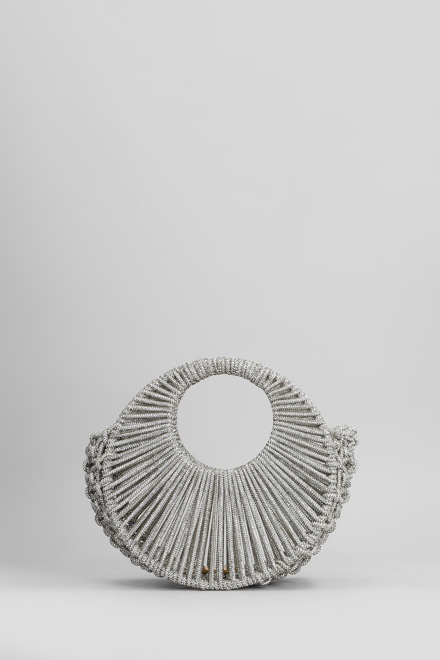 Jaya Hand bag in silver Resin Borse