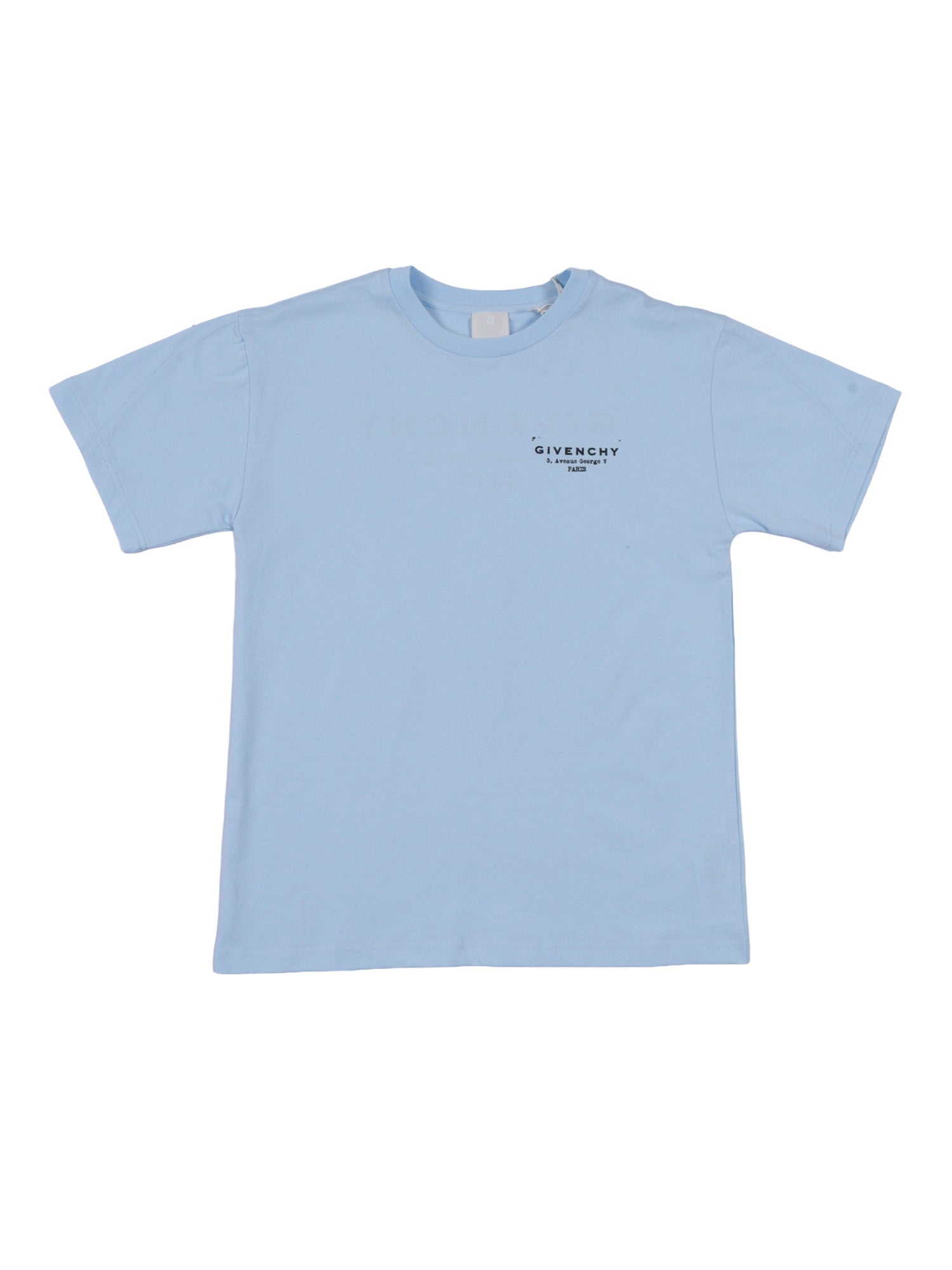 SHORT SLEEVE T-SHIRT Blue Cotton Sleeves