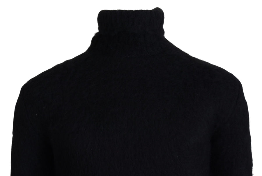 Dolce & Gabbana 61% Mohair sweater in black