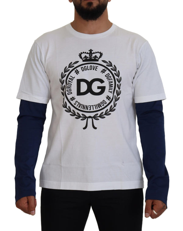 Dolce & Gabbana 100% Cotton sweatshirt in white