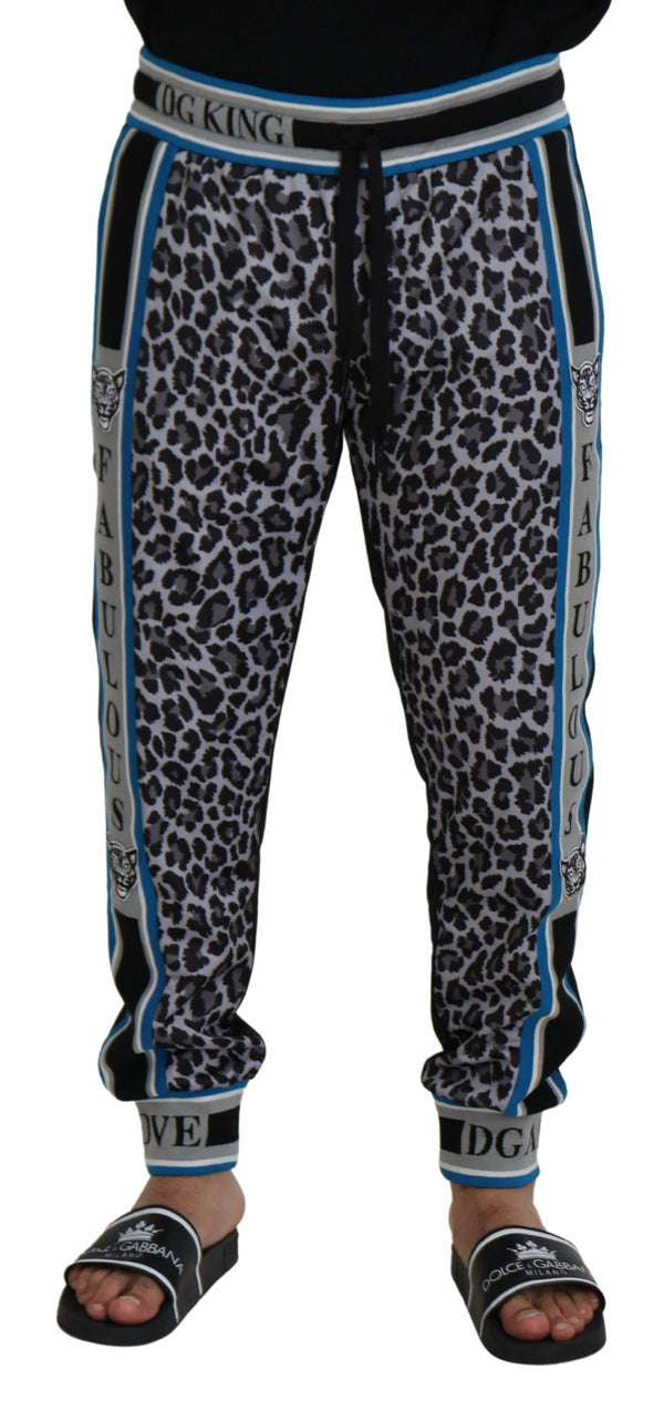 Dolce & Gabbana 100% Polyester joggers in gray
