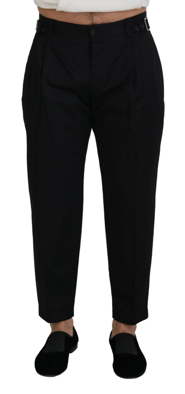 Dolce & Gabbana 97% Cotton 3% Elastane chino in black
