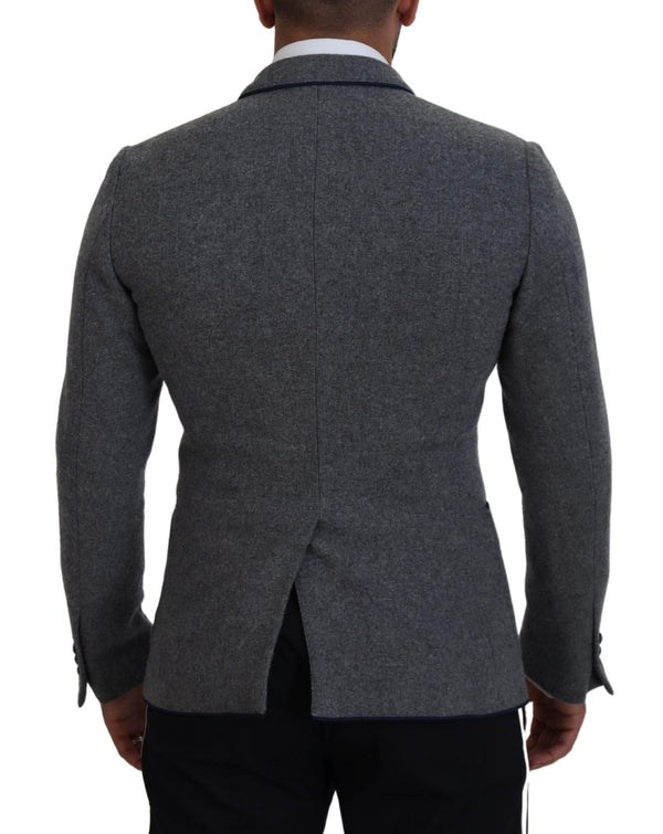 Dolce & Gabbana 100% Wool. Lining: 36% Rayon blazer in gray