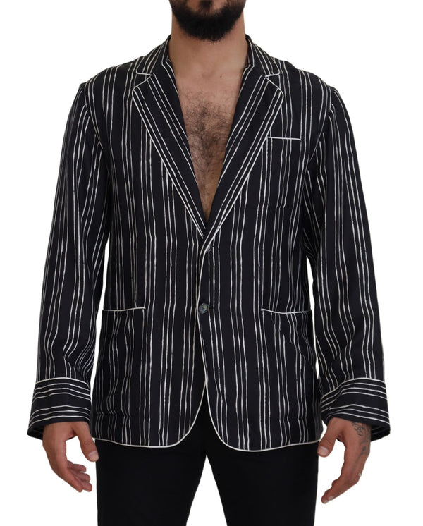 Dolce & Gabbana 100% Silk shirt in black