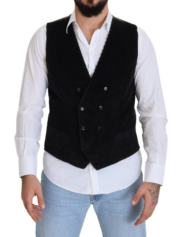 Dolce & Gabbana 100% Cotton vest in black