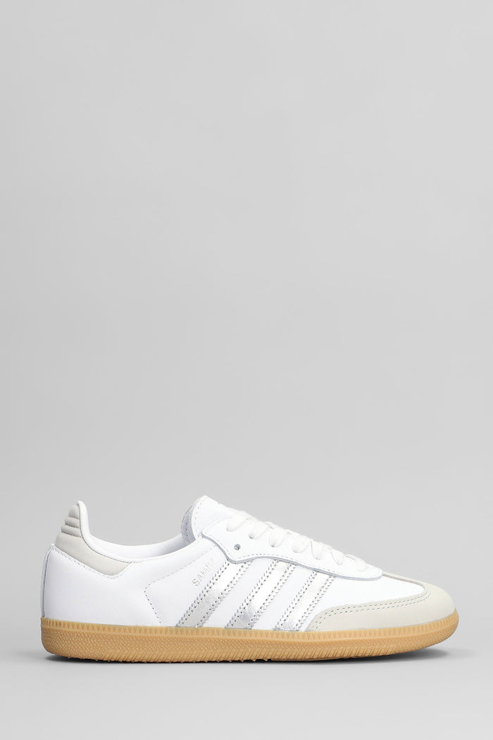 Samba Og Sneakers In White Leather Scarpe