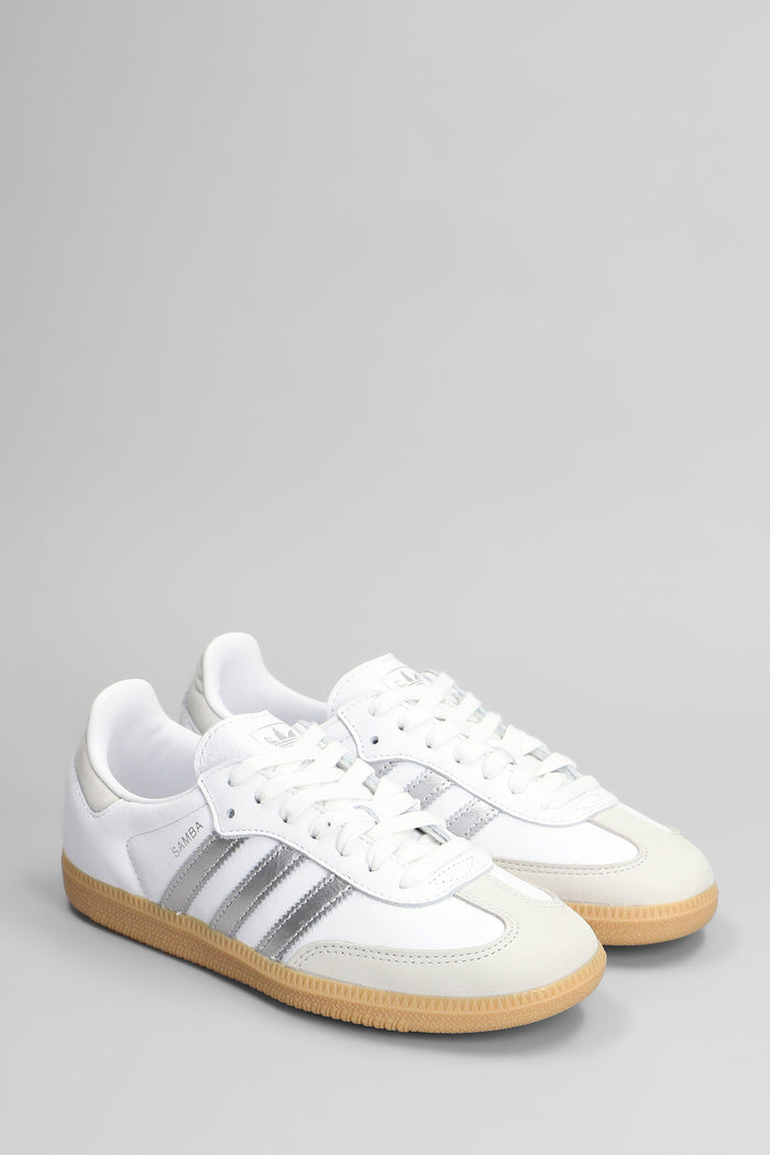 Samba Og Sneakers In White Leather Scarpe