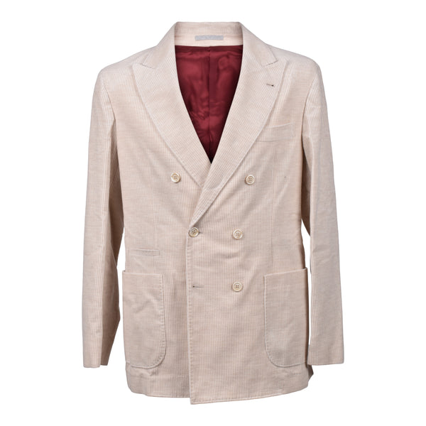 Brunello Cucinelli Mens Blazer My4767bbd_c003 Tan Clothing