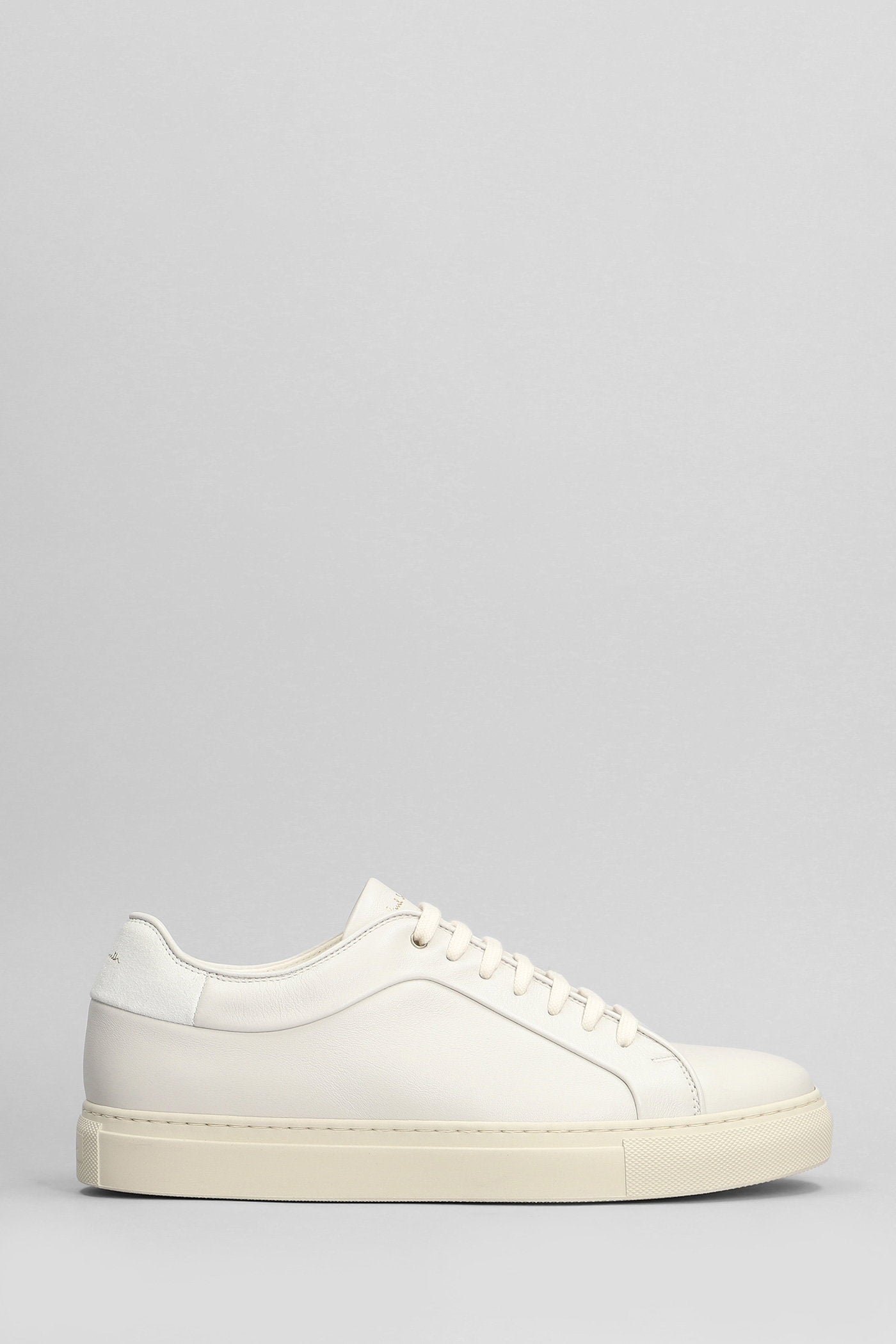 Basso lux Sneakers in grey leather Scarpe