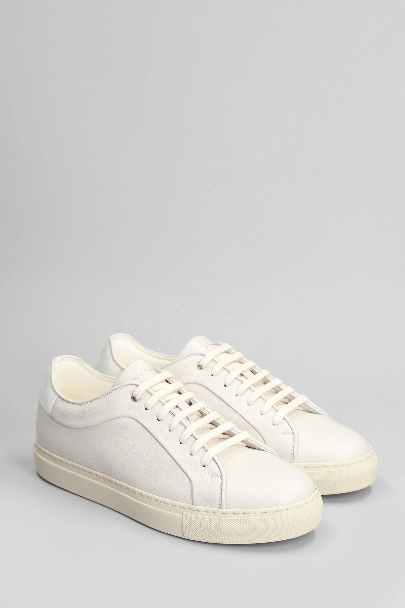 Basso lux Sneakers in grey leather Scarpe