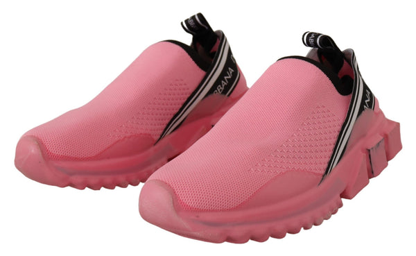 Dolce & Gabbana 5% Elastane 10% Nylon 70% Polyester 15% Viscose sneakers in pink