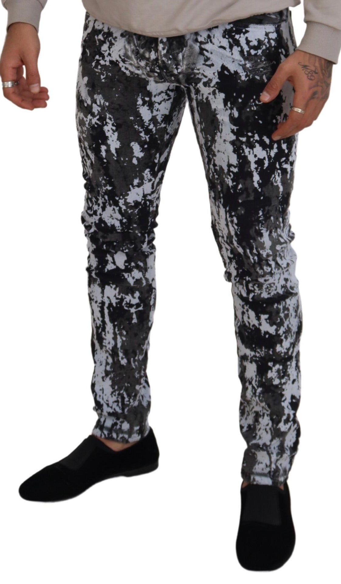 Dolce & Gabbana 98% Cotton 2% Elastane jeans in multicolor — view 4