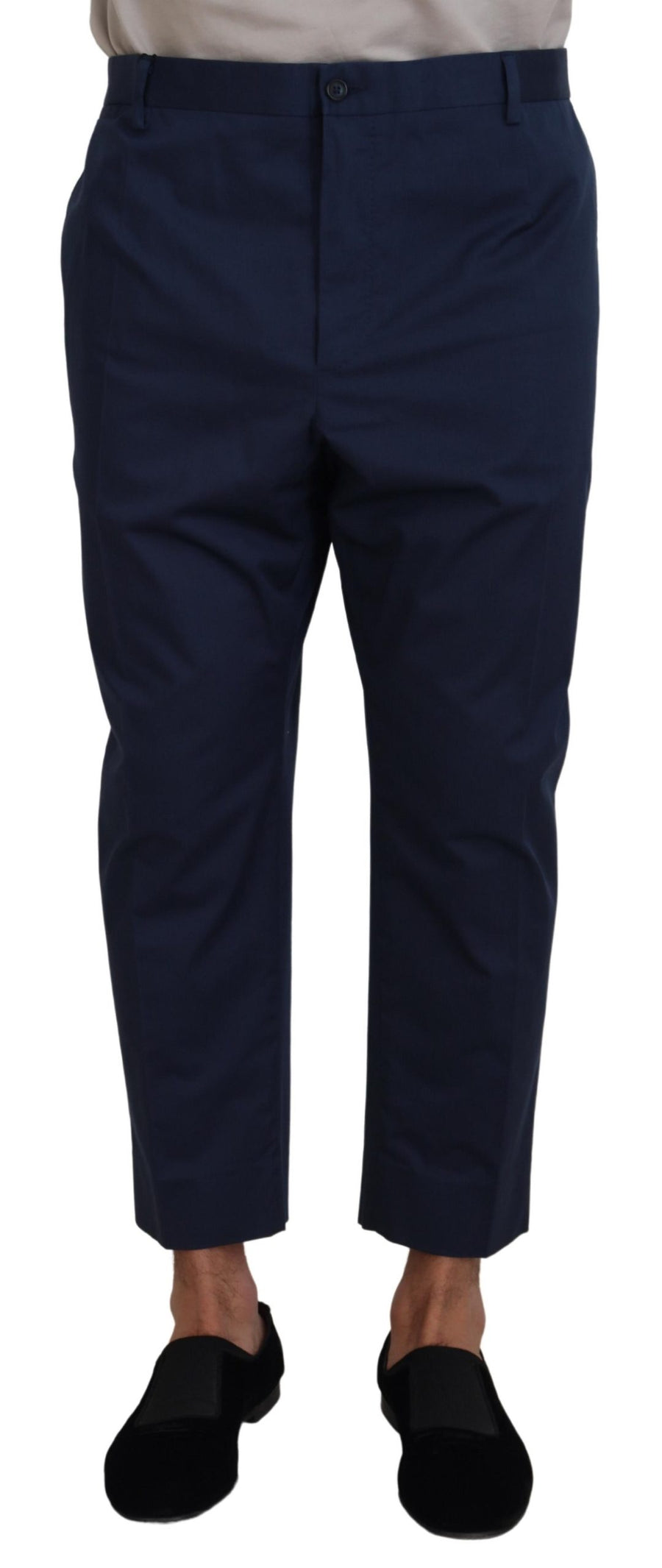 Dolce & Gabbana 97% Wool trousers in navy