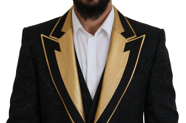 Dolce & Gabbana 53% Acetate suit in black