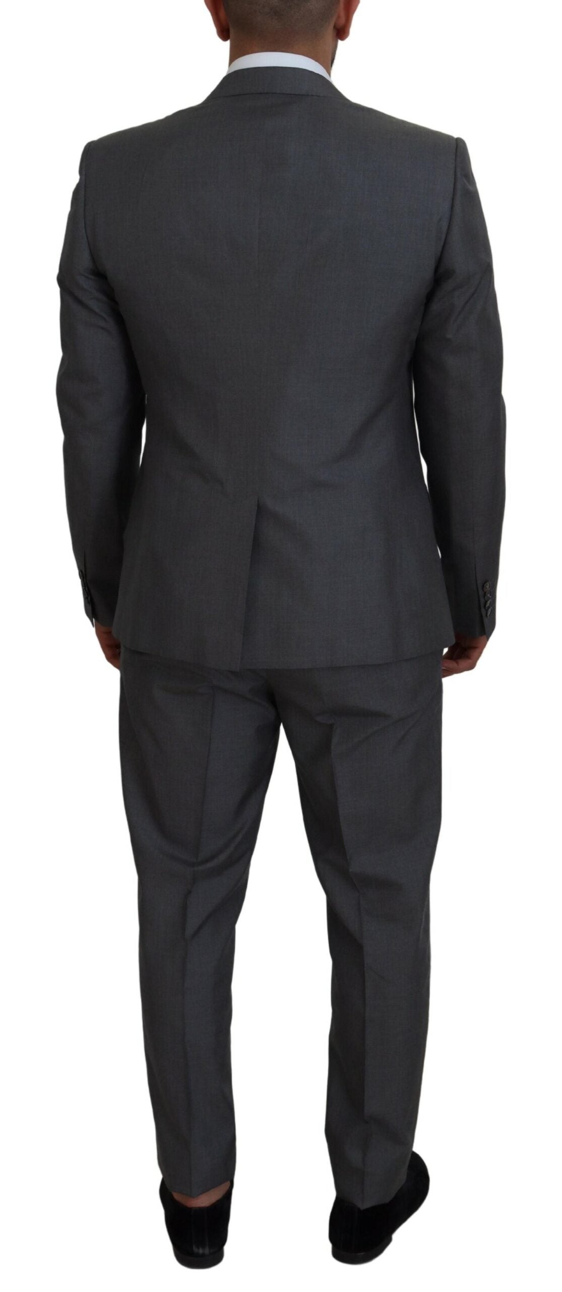 Dolce & Gabbana 97% Wool pant suit in gray — view 7