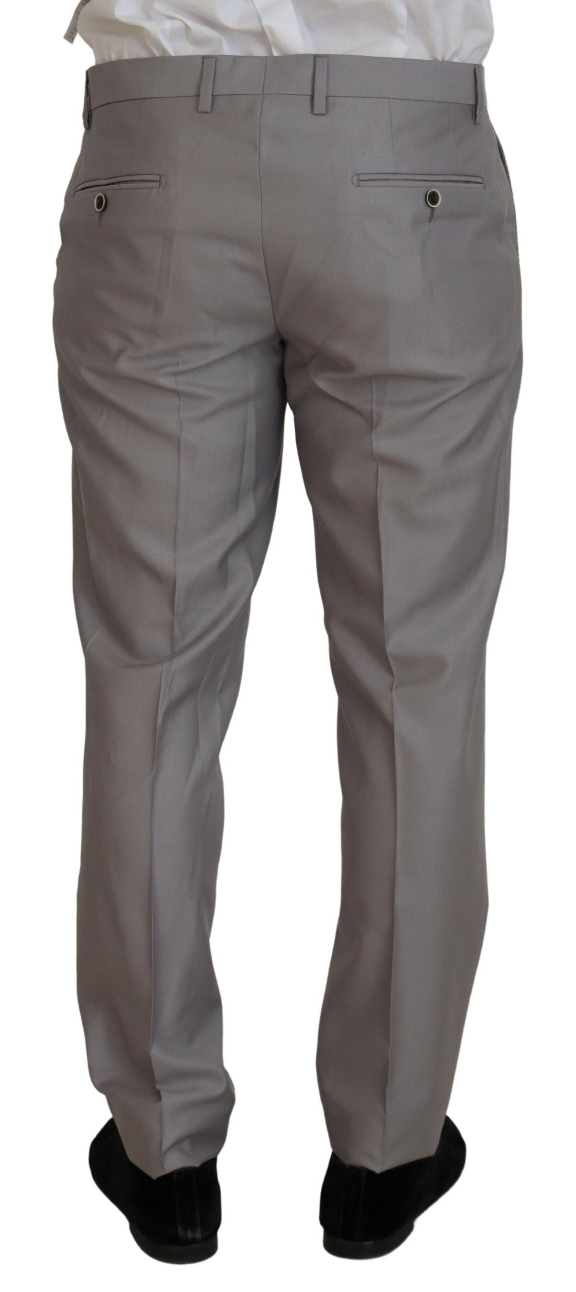 Dolce & Gabbana 82% Wool suit in silver — view 4