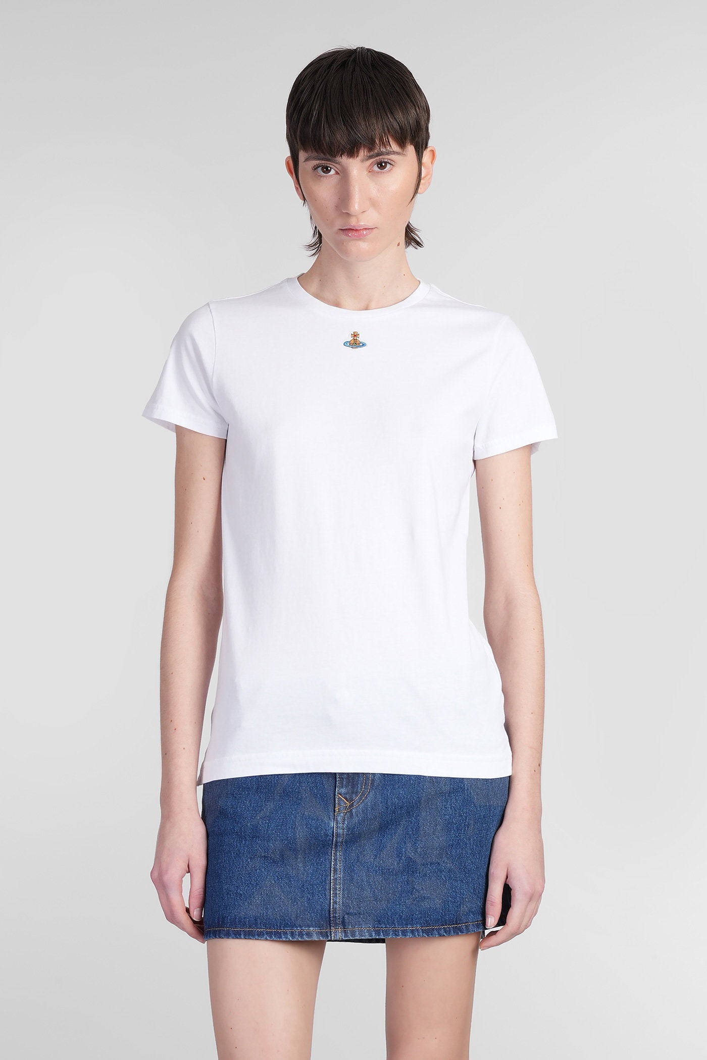 Orb peru tee T-Shirt in white cotton Abbigliamento