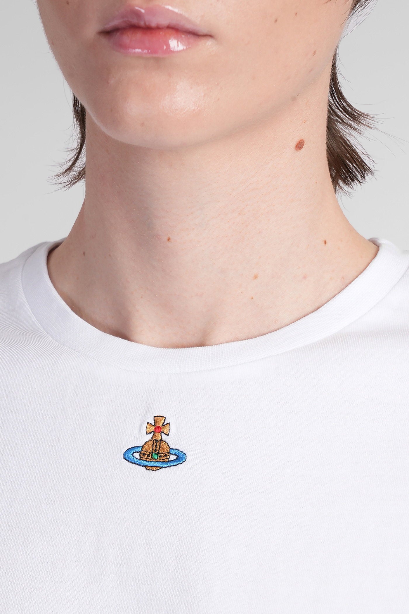 Orb peru tee T-Shirt in white cotton Abbigliamento
