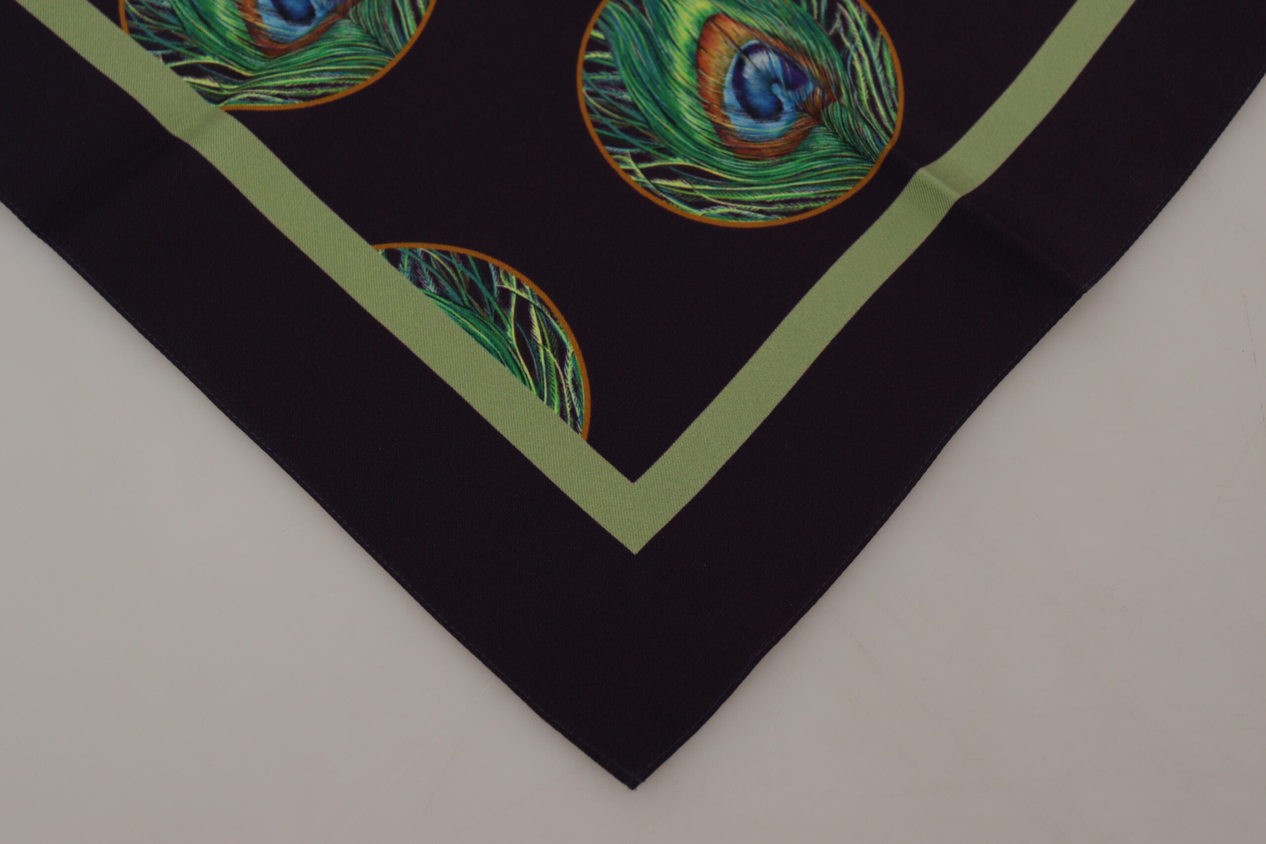 Dolce & Gabbana 100% Silk scarf in black — view 3
