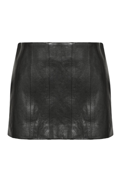 Khaite Mini Skirt — Black