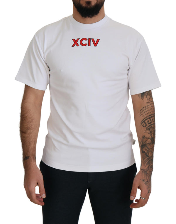 GCDS 100% Cotton t-shirt in white