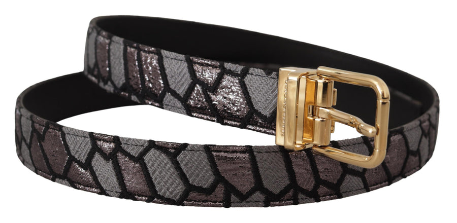 Dolce & Gabbana Leather belt in multicolor