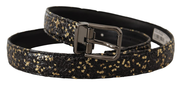 Dolce & Gabbana Leather belt in black